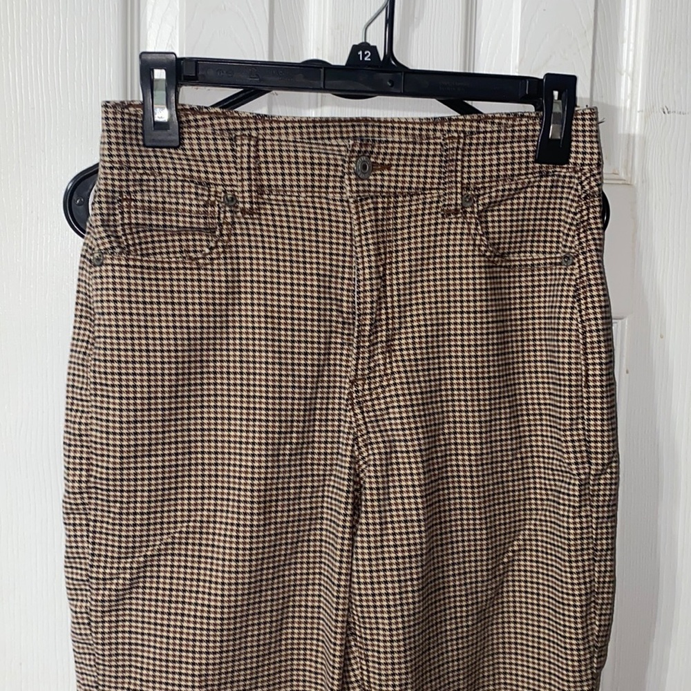 American Eagle Brown plaid pants